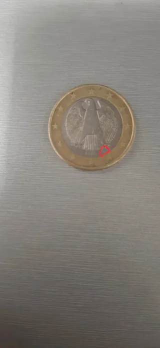Moneda Alemania 2002 Error