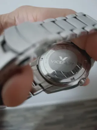 Reloj Viceroy Hombre Negro y Plateado