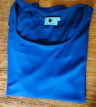 Jersey Punt Roma azul mujer