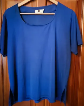 Jersey Punt Roma azul mujer