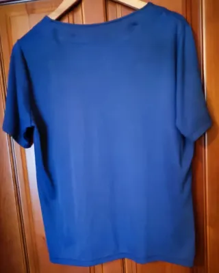 Jersey Punt Roma azul mujer