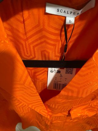Traje Pantalón y Camisa Naranja  scalprs