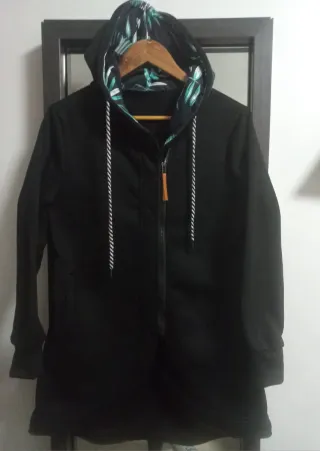 Abrigo mujer negro, nuevo