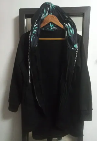 Abrigo mujer negro, nuevo