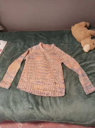 Jersey Pepe Jeans Naranja y Morado