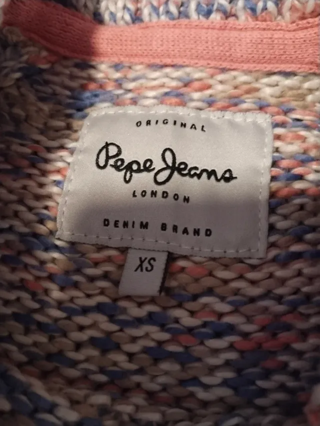 Jersey Pepe Jeans Naranja y Morado