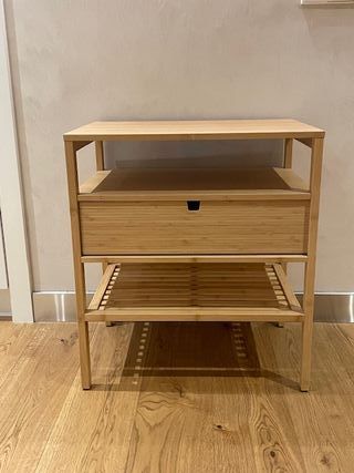 Comodino Nordkisa 60 cm in bambù IKEA