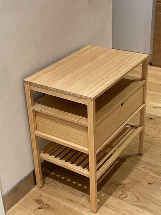 Comodino Nordkisa 60 cm in bambù IKEA