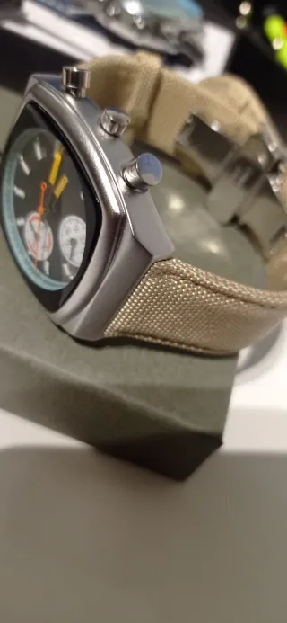 Reloj Vintage Cronógrafo Multicolor. Unisex.