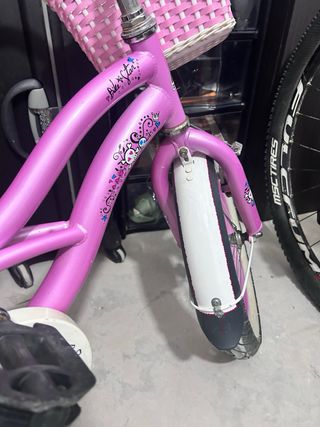 Bicicleta infantil rosa 16”