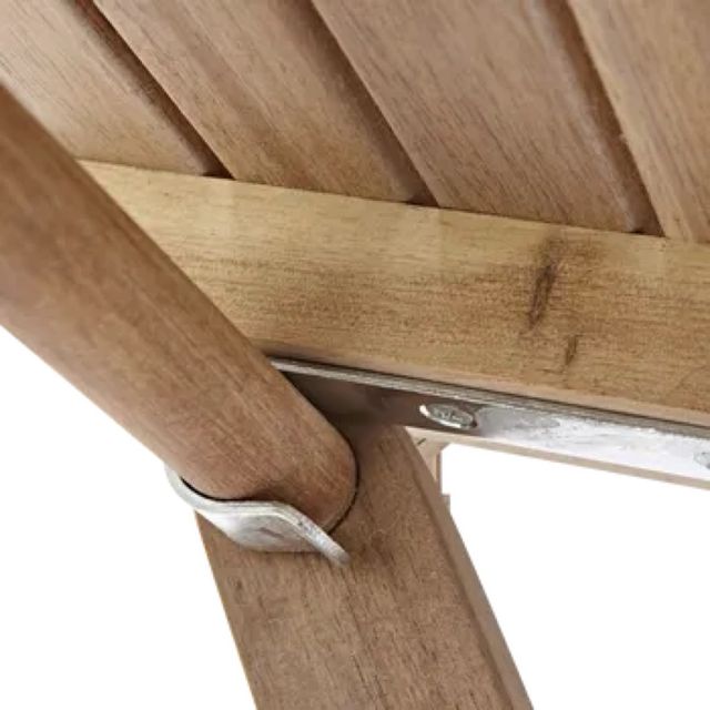 Tavolo da giardino ausiliario in acacia pieghevole