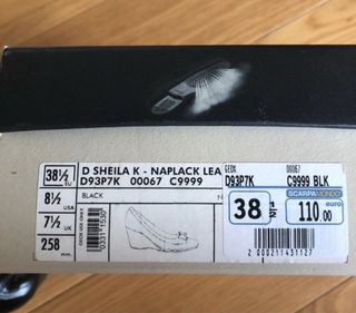 Scarpe Geox Nere Tg 38