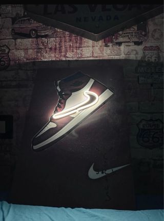 Quadro LED Sneaker Cactus Jack x Nike