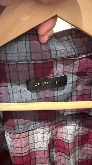Camisa Cortefiel Cuadros Talla XXL