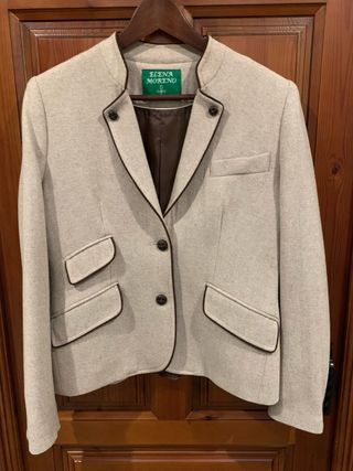 Americana ELENA MORENO Beige/Marrón