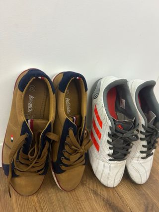 Zapatillas Fútbol Sala Adidas Copa Blancas Rojas