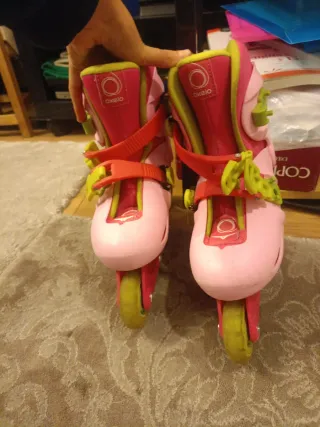 Patines Oxelo Niña Rosas