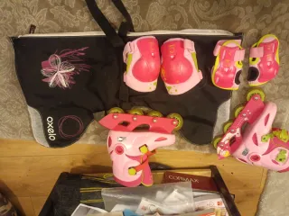 Patines Oxelo Niña Rosas