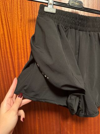 Shorts de gimnasio mujer negros