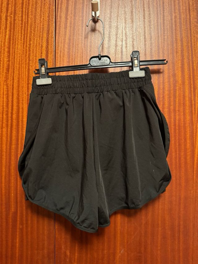 Shorts de gimnasio mujer negros