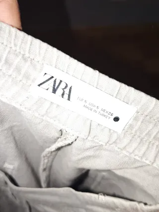 Conjunto 3 pantalones beige, gris, verde oliva