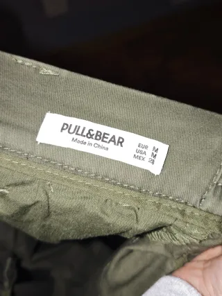 Conjunto 3 pantalones beige, gris, verde oliva