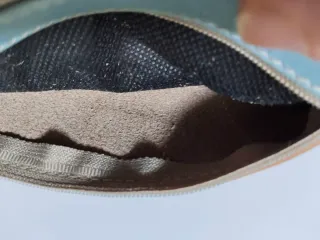 Monedero de piel multicolor