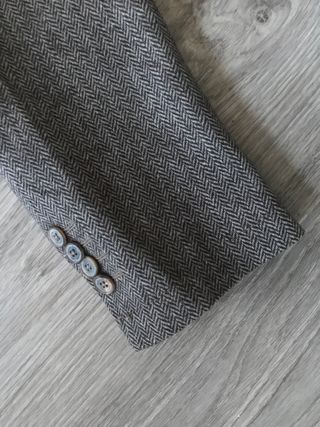 Espectacular Blazer Harris Tweed Massimo Dutti T38