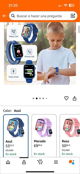 Reloj Inteligente RUXINGX Niños 4G GPS