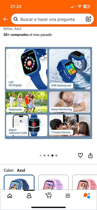 Reloj Inteligente RUXINGX Niños 4G GPS