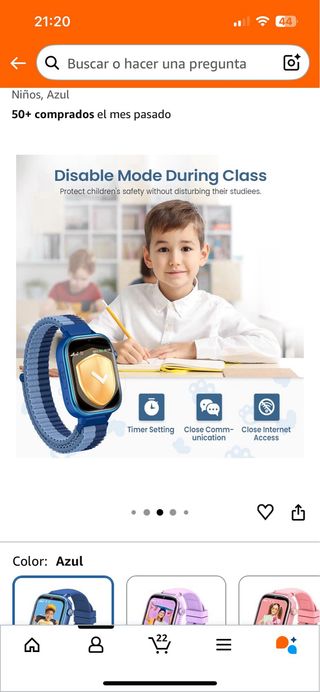 Reloj Inteligente RUXINGX Niños 4G GPS
