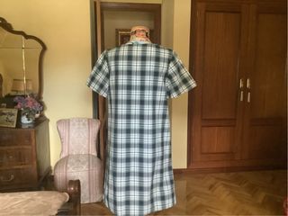 Vestido cuadros escoceses verde S