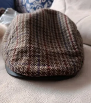 Gorra de tweed para hombre