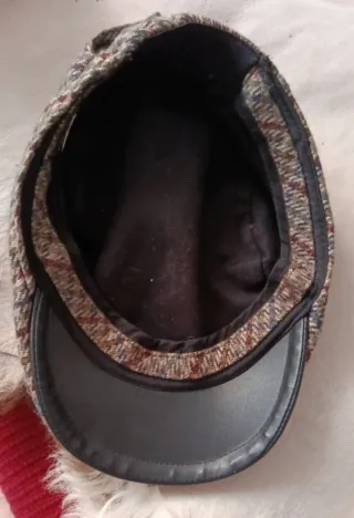 Gorra de tweed para hombre