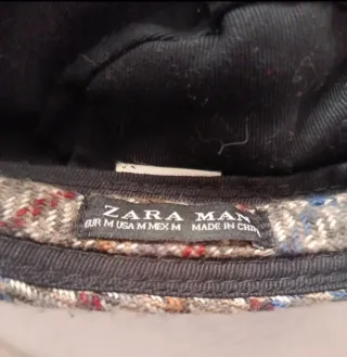 Gorra de tweed para hombre