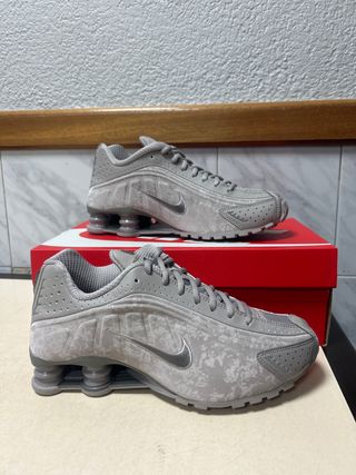 Nike Shox R4 Gris Plata