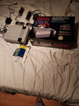 Nintendo nes en su caja original versión española