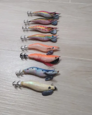 Señuelos para calamares