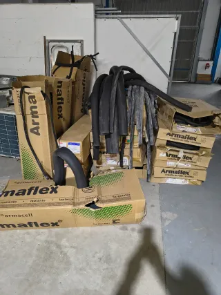 Aislante Armaflex para tubería, espesores y muchas