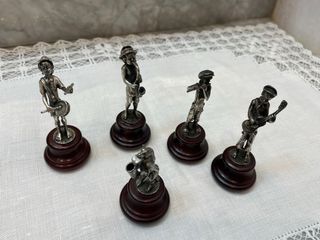Miniaturas músicos callejeros 5 uds