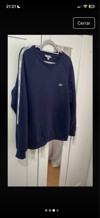 Sudadera Lacoste Azul