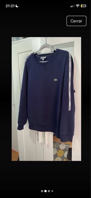 Sudadera Lacoste Azul
