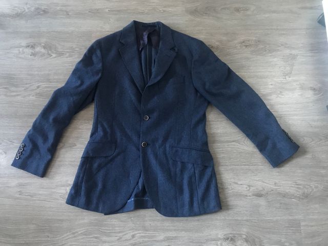 Giacchetta Hackett Blue Herringbone T38