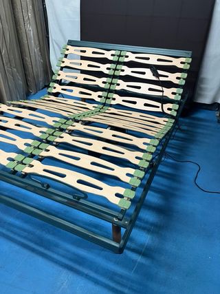 Struttura Letto con Struttura Articolata + Materasso in Lattice 135x190