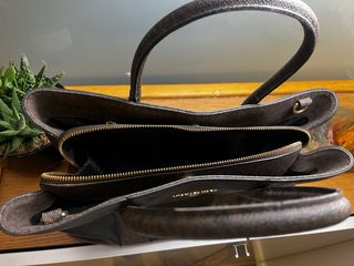 Bolso Michael Kors Piel Negro y Marrón Original