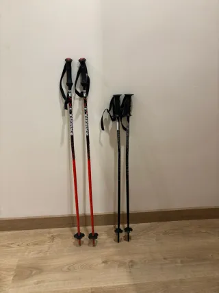 Esquí Rossignol 130 cm  Hero+Casco+bastones