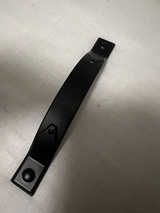 5 Tiradores Metal Negro 92mm