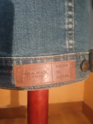 Cazadora Vaquera Zara Hombre Talla S