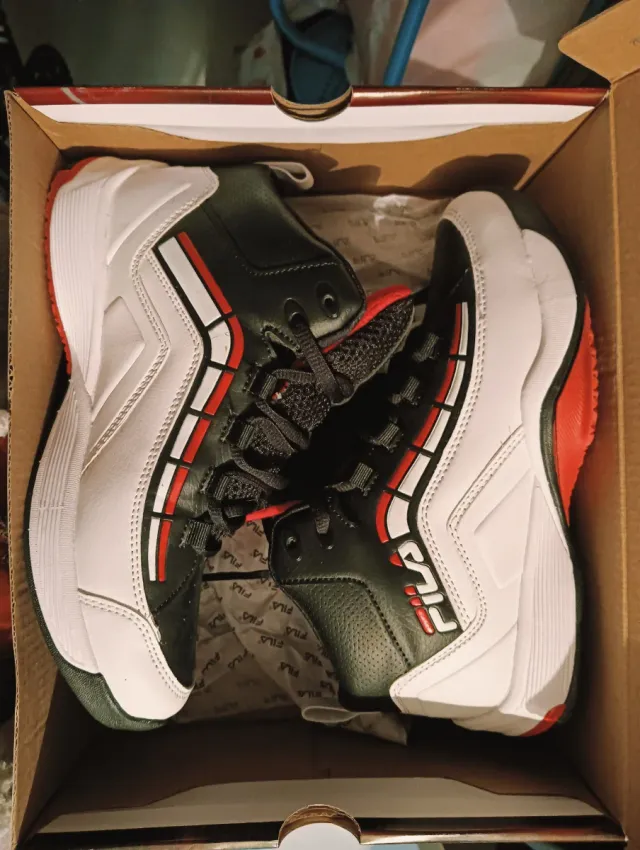 Deportivas Fila unisex negro/blanco