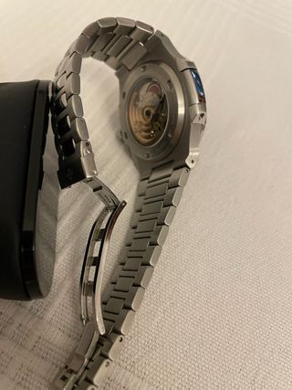 Patek Philippe Nautilus Reloj Plata y marrón